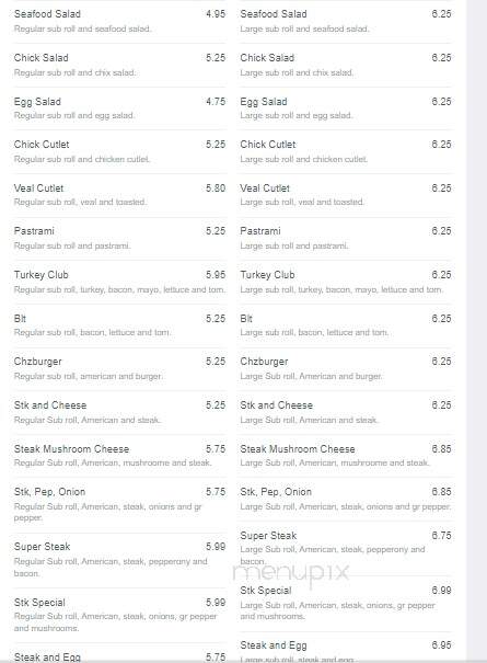 New England House Of Pizza - Braintree, MA menu_pic