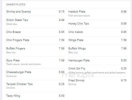 New England House Of Pizza - Braintree, MA menu_pic