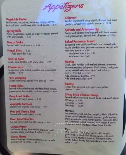 Silver Point Pub & Eatery - Calgary, AB menu_pic