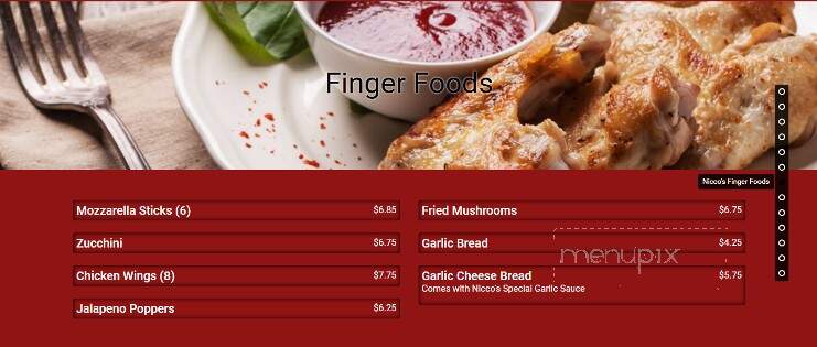 Original Nicco's Pizza Italian Restaurant - Pahrump, NV menu_pic