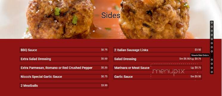 Original Nicco's Pizza Italian Restaurant - Pahrump, NV menu_pic
