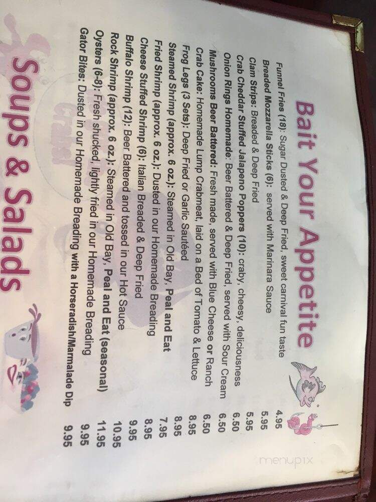 Old Fish House Restaurant - Cocoa Beach, FL menu_pic