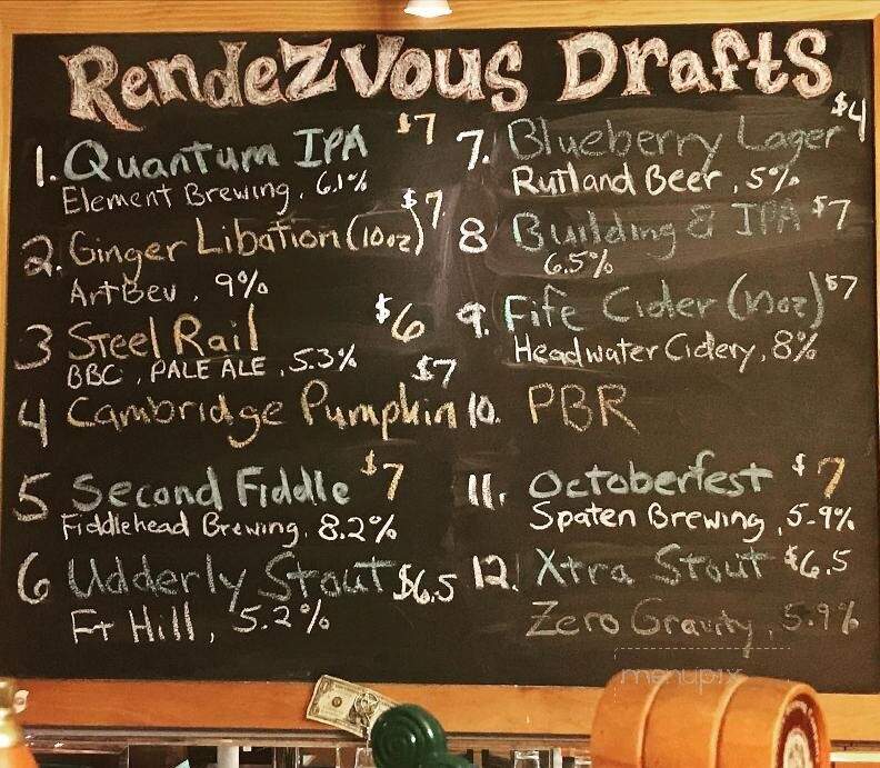 The Rendezvous - Turners Falls, MA menu_pic