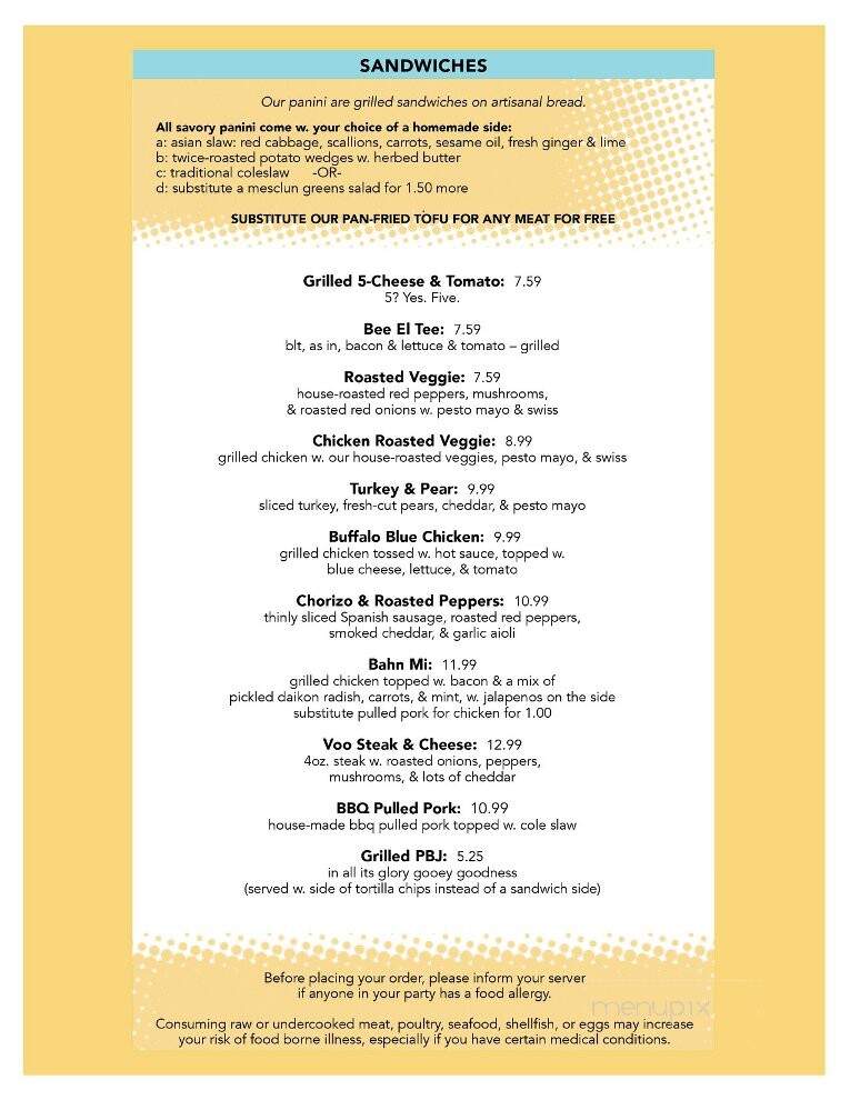 The Rendezvous - Turners Falls, MA menu_pic