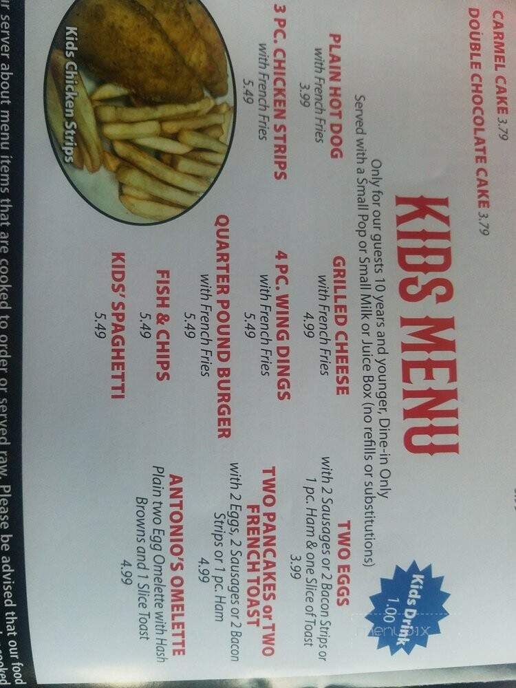 Donna's Family Restaurant - Eastpointe, MI menu_pic