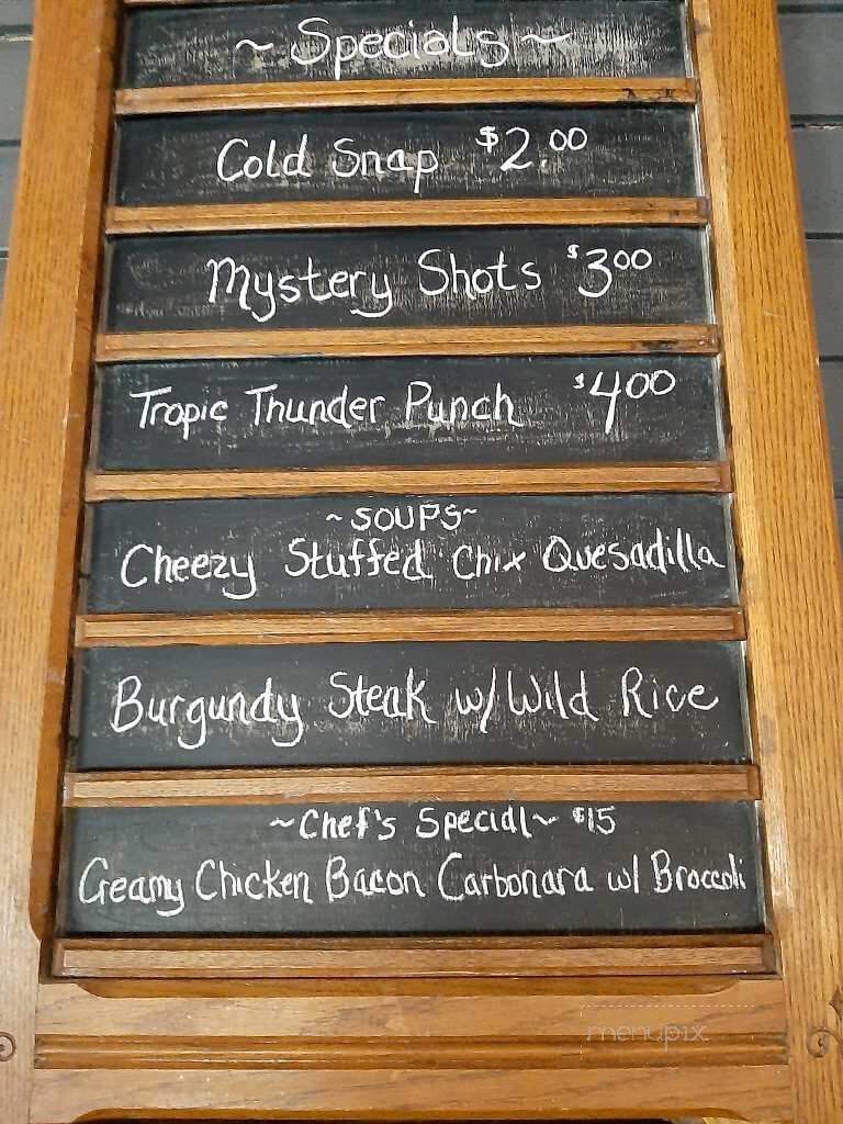 The Old School House - Merrimac, WI menu_pic