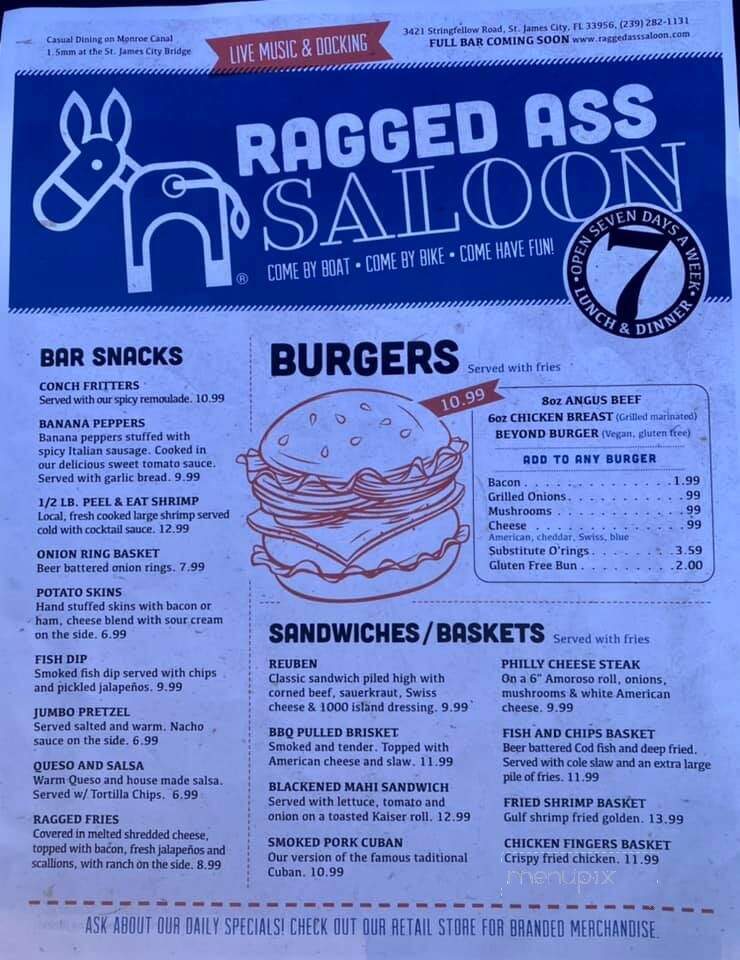 Ragged Ass Saloon - St James City, FL