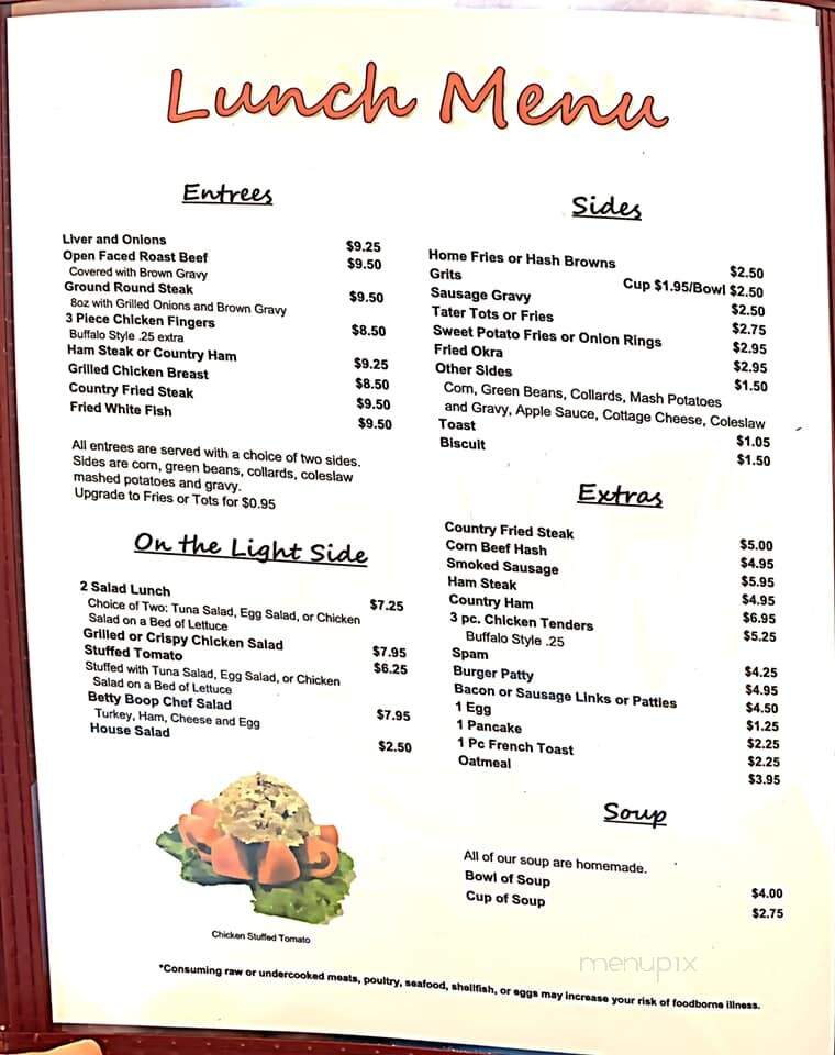 Chubbys Family Restaurant - Orlando, FL menu_pic