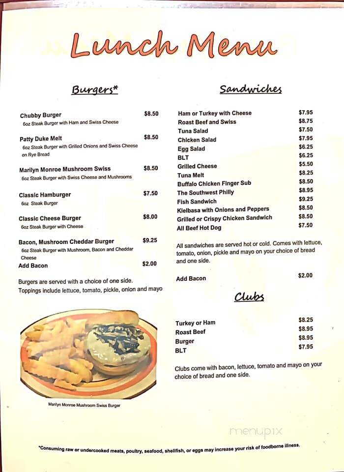 Chubbys Family Restaurant - Orlando, FL menu_pic