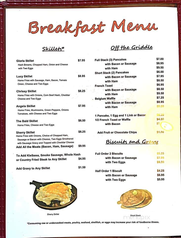 Chubbys Family Restaurant - Orlando, FL menu_pic