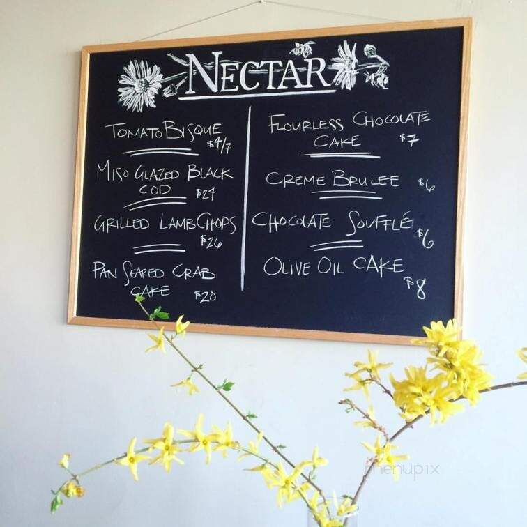 Nectar - Moscow, ID menu_pic