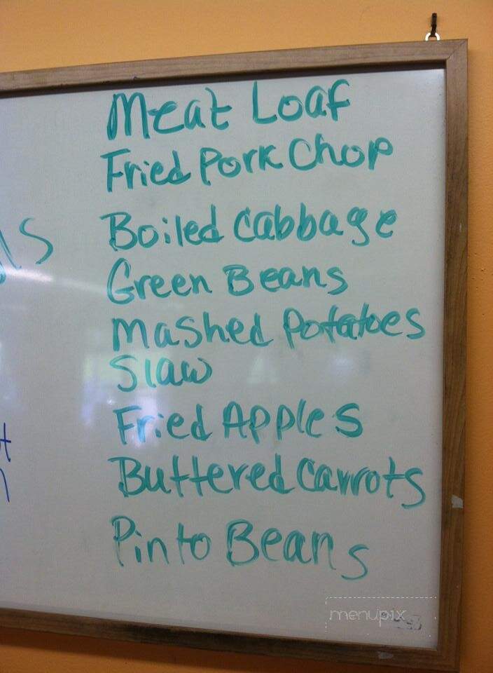 Sisters - Dickson, TN menu_pic
