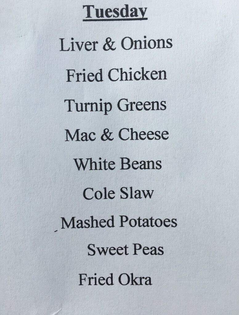 Sisters - Dickson, TN menu_pic