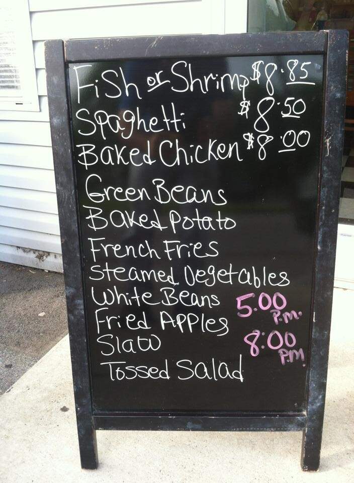 Sisters - Dickson, TN menu_pic