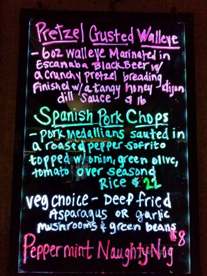 Terrace Bay Inn - Gladstone, MI menu_pic