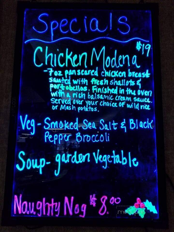 Terrace Bay Inn - Gladstone, MI menu_pic