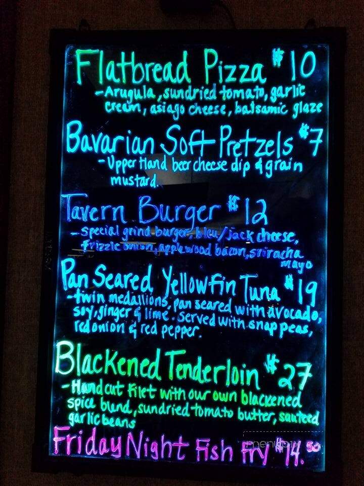 Terrace Bay Inn - Gladstone, MI menu_pic