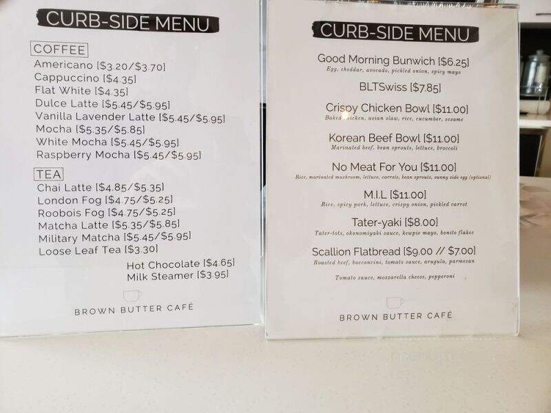 Brown Butter Cafe - Edmonton, AB menu_pic