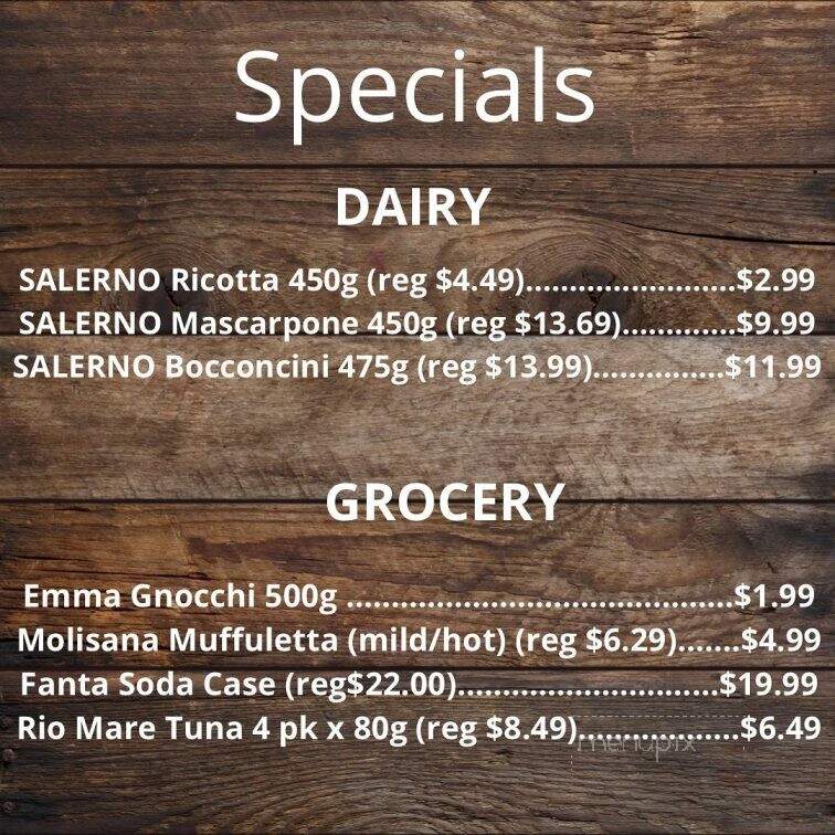 Sweet's Paradise - Hamilton, ON menu_pic