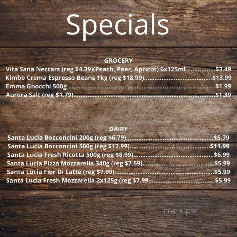 Sweet's Paradise - Hamilton, ON menu_pic