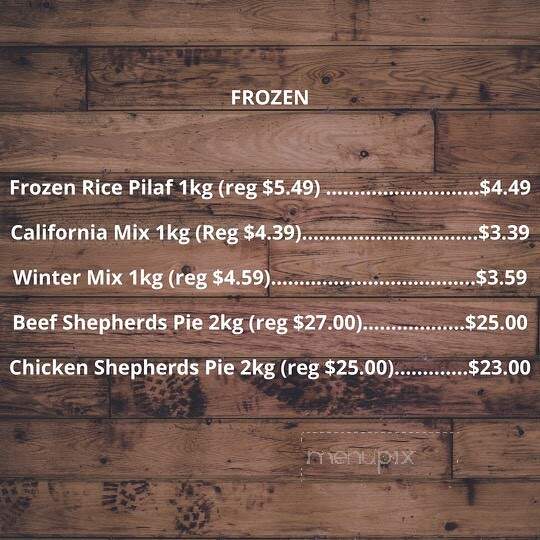 Sweet's Paradise - Hamilton, ON menu_pic