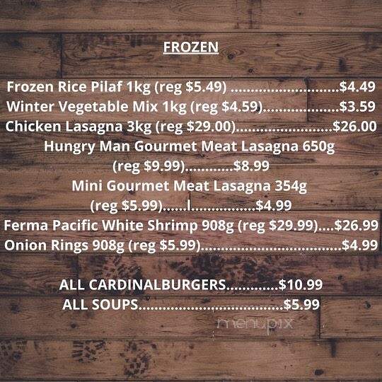 Sweet's Paradise - Hamilton, ON menu_pic