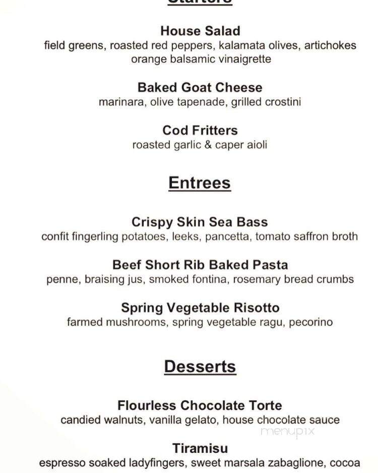 Roberto's Restaurant - Bristol, RI menu_pic