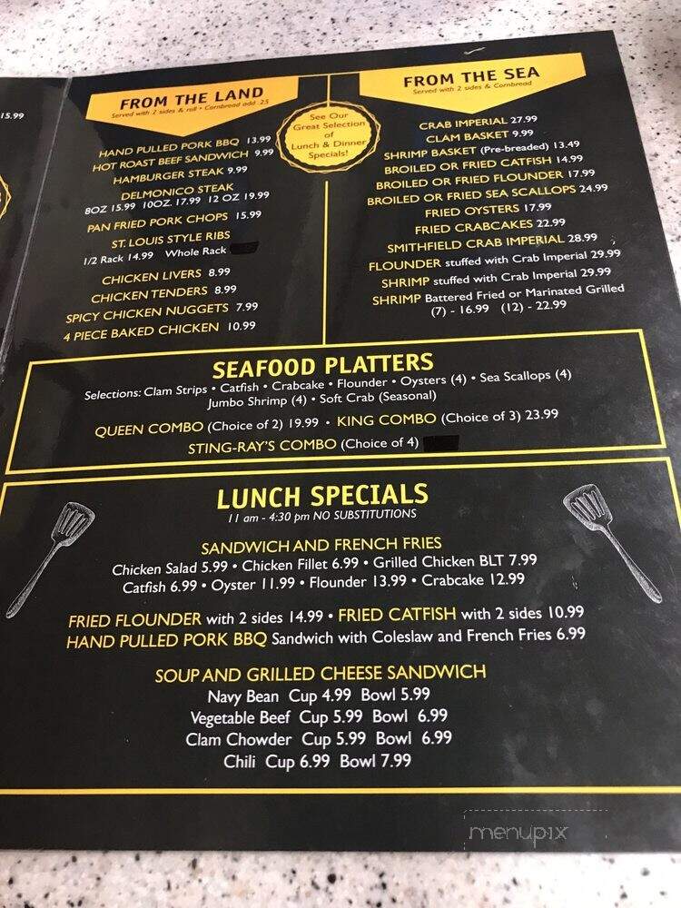 Sting-Ray's Restaurant - Cape Charles, VA