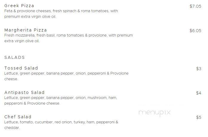 Michael's Pizzeria - Jacksontown, OH menu_pic
