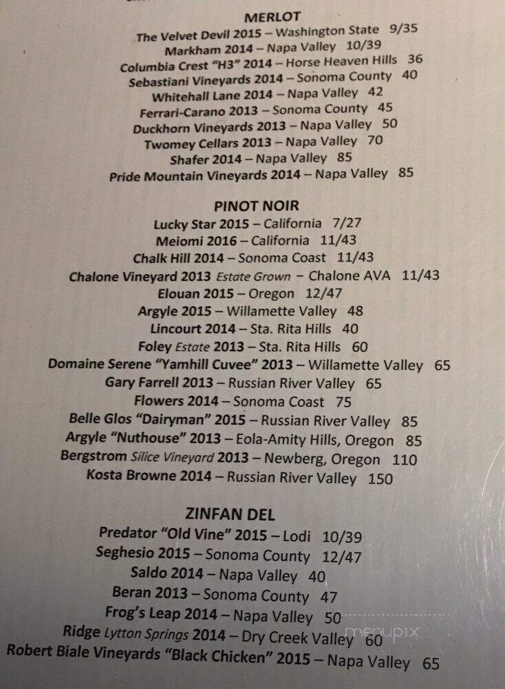 Stoney River Steakhouse and Grill - Germantown, TN menu_pic