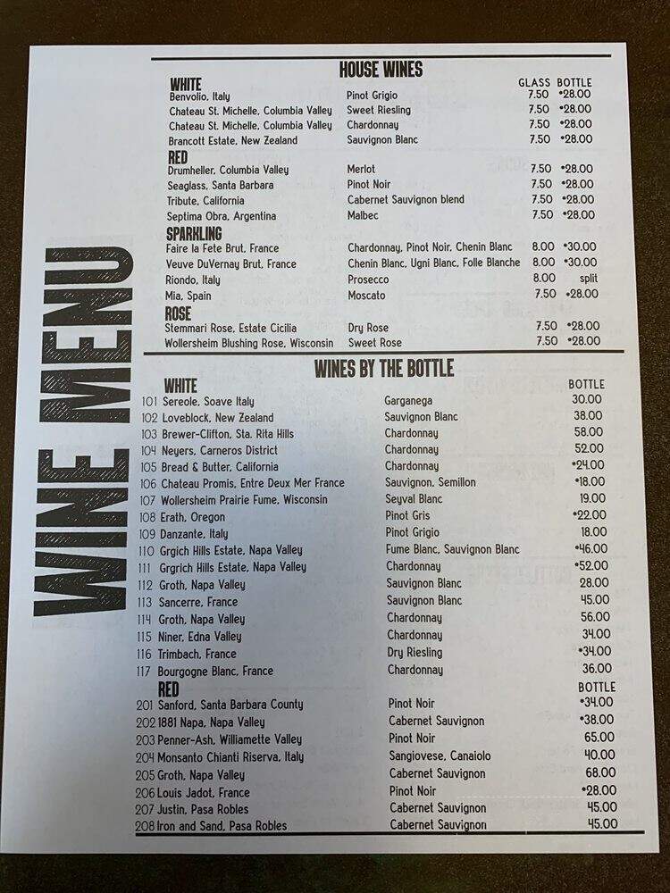 St. Paul Fish Company - Mequon, WI menu_pic