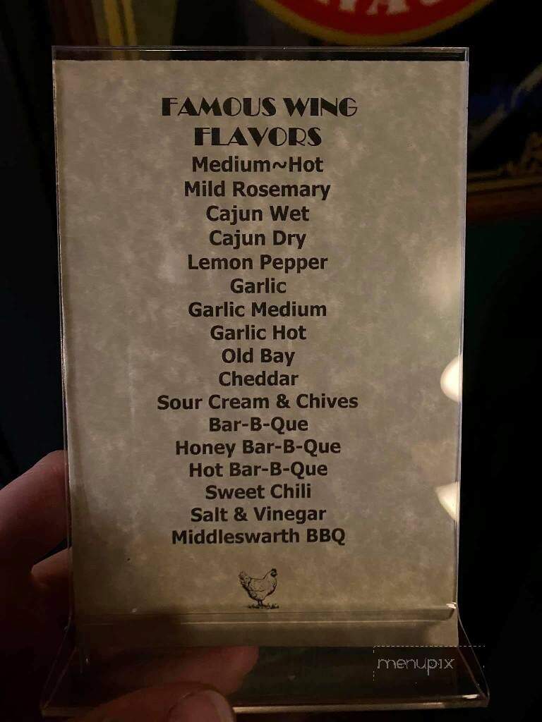 Gingerbread Man - Carlisle, PA menu_pic