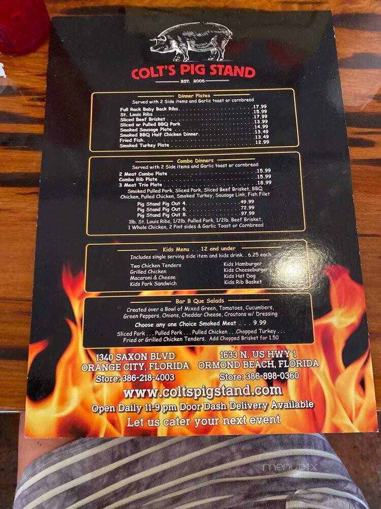 Colt's Pig Stand - Orange City, FL