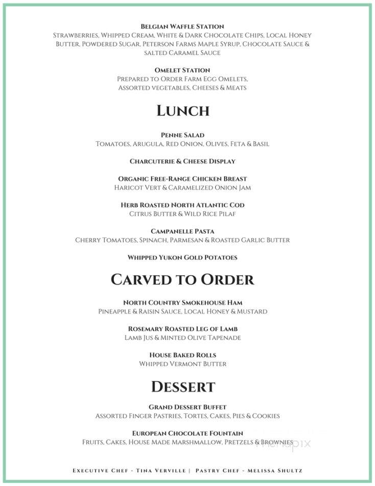 Tavern at Bedford Village Inn - Bedford, NH menu_pic