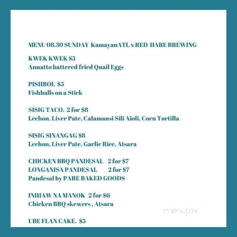 Kamayan ATL - Atlanta, GA menu_pic