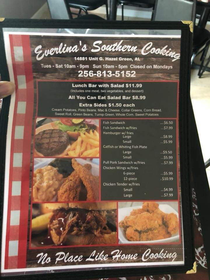 Everlina's Southern Cooking - Hazel Green, AL