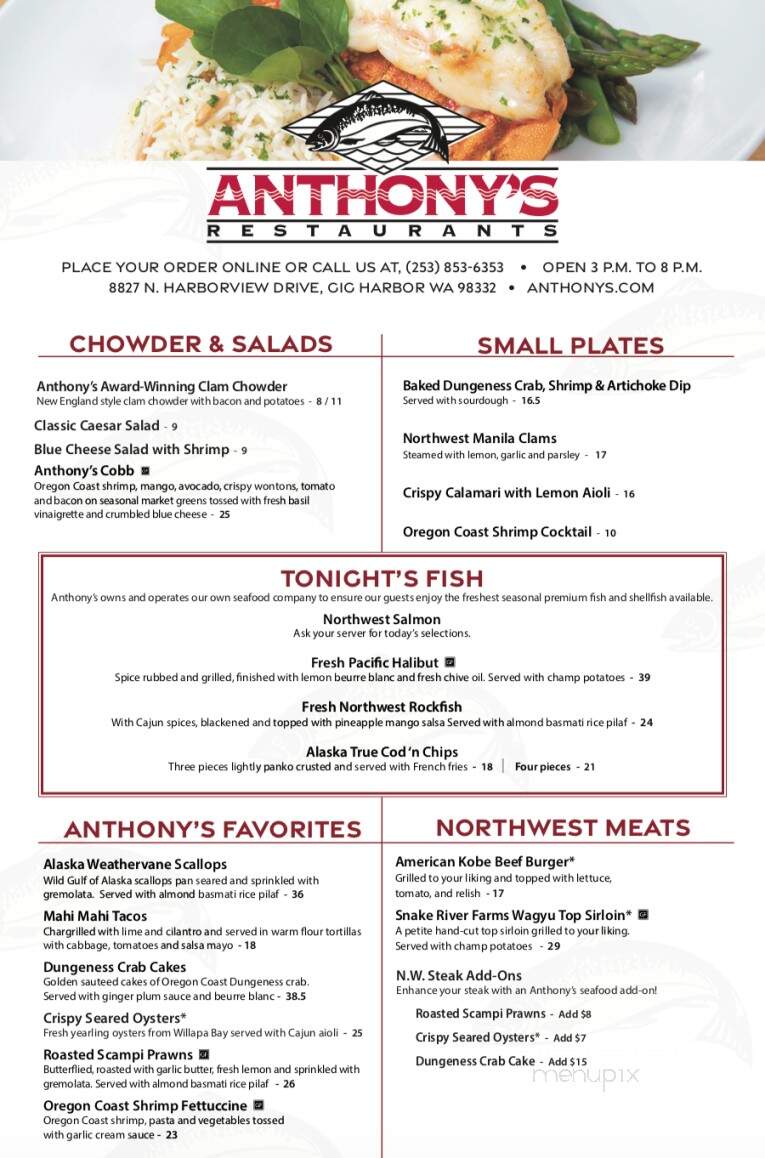 Anthony's Restaurant - Gig Harbor, WA