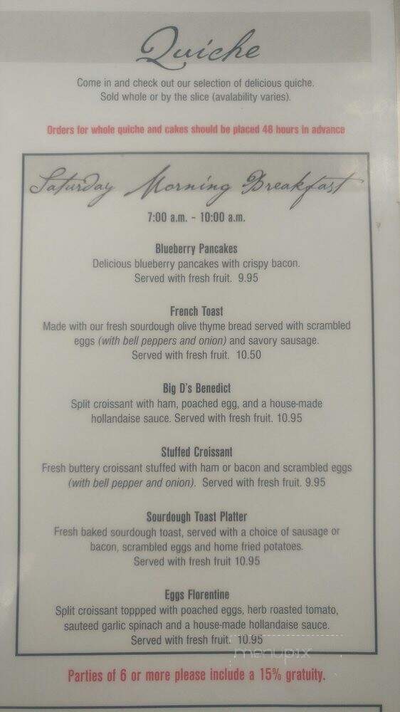 Hush-Harbor Artisan Bakery - Atascadero, CA menu_pic