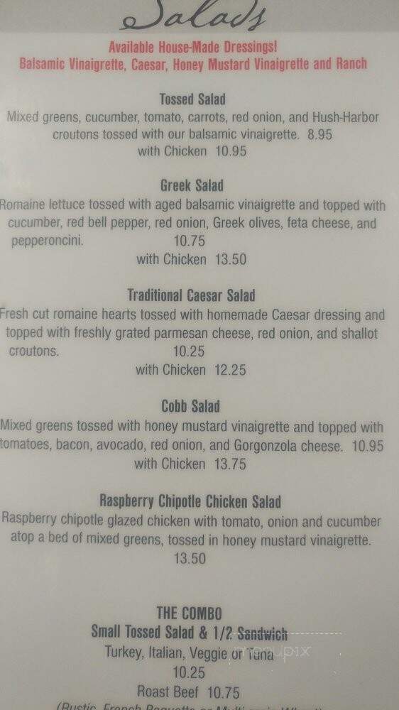 Hush-Harbor Artisan Bakery - Atascadero, CA menu_pic