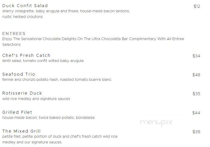 Peppercorn Duck Club at the Hyatt - Kansas City, MO menu_pic