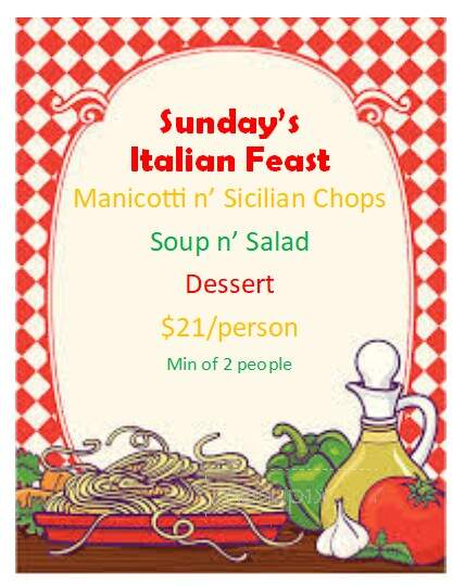 Sweet Aroma Ristorante - Delavan, WI menu_pic