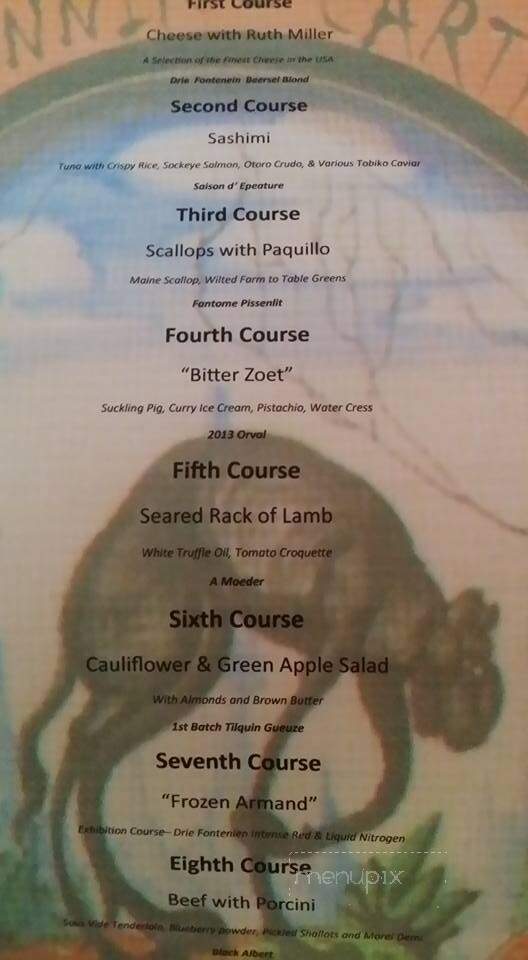Ebenezer's Restaurant & Pub - Lovell, ME menu_pic