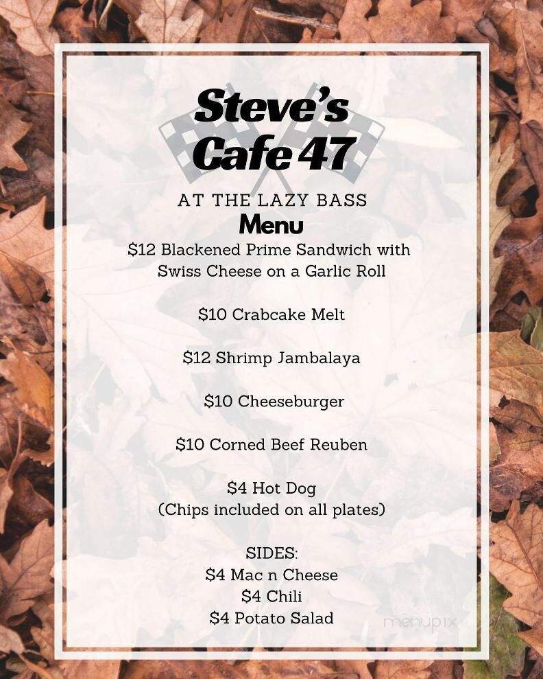 Lazy Bass Bayside Grill - North Wildwood, NJ menu_pic