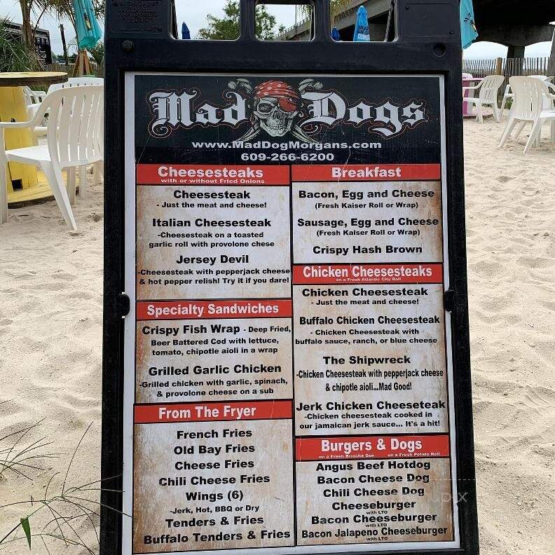Lazy Bass Bayside Grill - North Wildwood, NJ menu_pic
