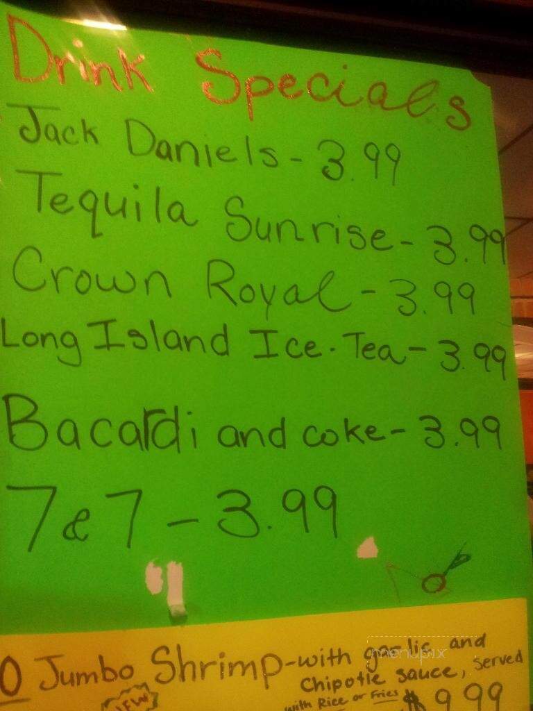 La Fogata Mexican Restaurant - Wadesboro, NC menu_pic
