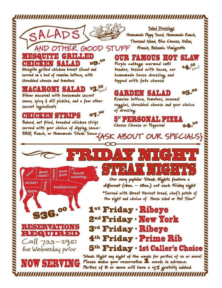 Elmo's Highwood Bar - Highwood, MT menu_pic