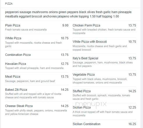 Italy's Best - Lakehurst, NJ menu_pic