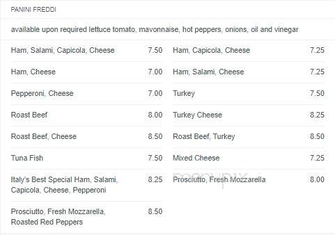 Italy's Best - Lakehurst, NJ menu_pic