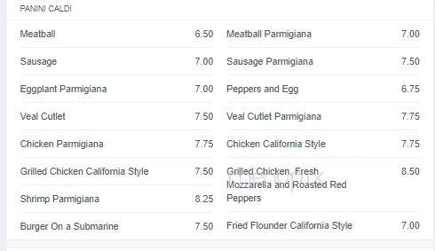 Italy's Best - Lakehurst, NJ menu_pic