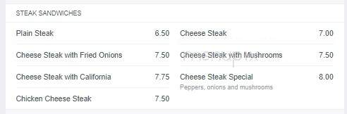 Italy's Best - Lakehurst, NJ menu_pic